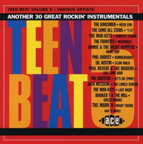 Teen Beat Vol.5, CD
