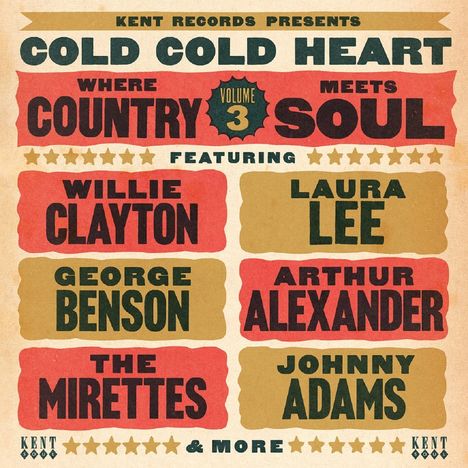 Cold Cold Heart: Where Countrs Meets Soul Volume 3, CD