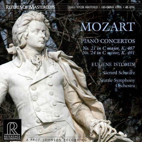Wolfgang Amadeus Mozart (1756-1791): Klavierkonzerte Nr.21 &amp; 24 (180g), 2 LPs
