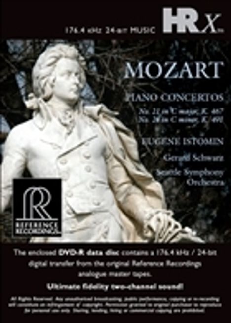 Wolfgang Amadeus Mozart (1756-1791): Klavierkonzerte Nr.21 &amp; 24 (HRX), HRx Disc