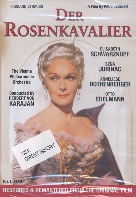 Richard Strauss (1864-1949): Der Rosenkavalier (Opernverfilmung), Blu-ray Disc