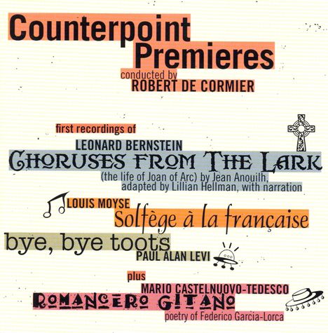 Bernstein / Moyse / Cou: Premieres, CD