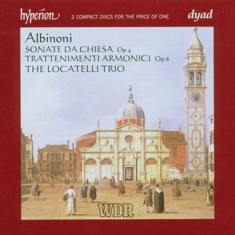 Tomaso Albinoni (1671-1751): Sonate da chiesa op.4 Nr.1-6, 2 CDs