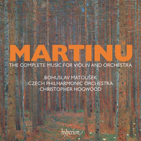 Bohuslav Martinu (1890-1959): Sämtliche Werke für Violine &amp; Orchester, 4 CDs