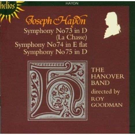 Joseph Haydn (1732-1809): Symphonien Nr.73-75, CD