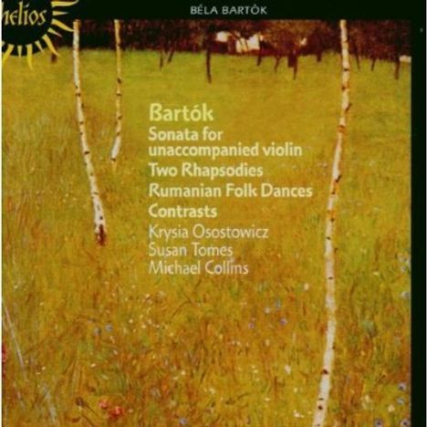 Bela Bartok (1881-1945): Sonate f.Violine solo (1944), CD