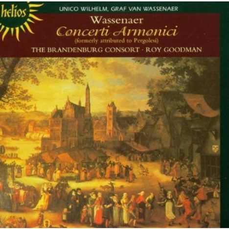 Giovanni Battista Pergolesi (1710-1736): Concerti armonici Nr.1-6 (tats.v.Wassenaer), CD