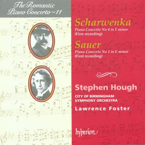 Emil von Sauer (1862-1942): Klavierkonzert Nr.1, CD