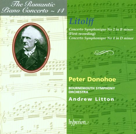 Henry Litolff (1818-1891): Concertos Symphoniques Nr.2 &amp; 4 für Klavier &amp; Orchester, CD