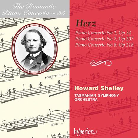 Henri Herz (1803-1888): Klavierkonzerte Nr.1,7,8, CD