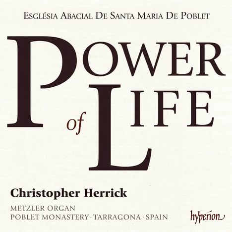 Christopher Herrick - Power of Life, CD