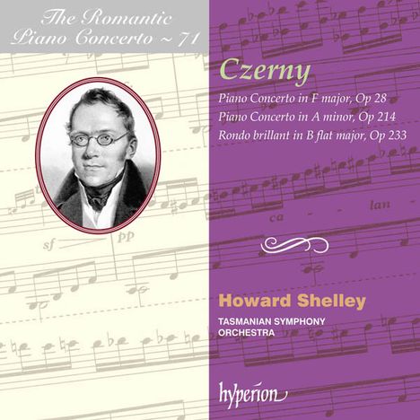 Carl Czerny (1791-1857): Klavierkonzerte F-Dur op. 28 &amp; a-moll op. 214, CD