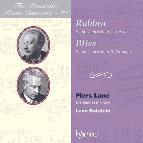 Edmund Rubbra (1901-1986): Klavierkonzert G-Dur op.85, CD