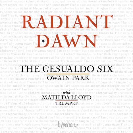 The Gesualdo Six - Radiant Dawn, CD