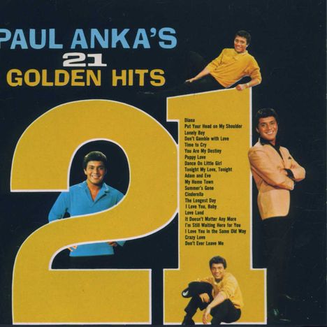 Paul Anka: 21 Golden Hits, CD