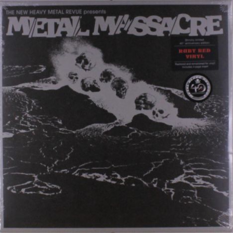New Heavy Metal Revue Presents Metal Massacre (remastered) (Limited 40th Anniversary Edition) (Ruby Red Vinyl), LP