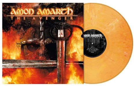 Amon Amarth: The Avenger (Ultimate Edition) (Pastel Orange Marbled Vinyl), LP