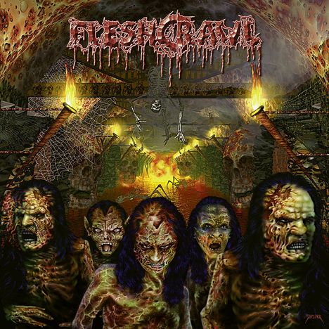Fleshcrawl: As Blood Rains From The Sky... We Walk The Path Of Endless Fire (Reissue) (180g), LP