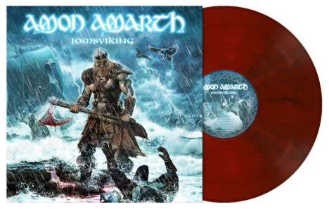 Amon Amarth: Jomsviking (Ultimate Edition) (Ruby Red Marbled Vinyl), LP