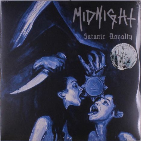 Midnight: Satanic Royalty (10th Anniversary) (Reissue) (Limited Edition) (White/Black "Burst" Vinyl), 2 LPs