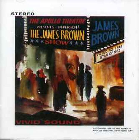 James Brown: Live At The Apollo 1962, CD