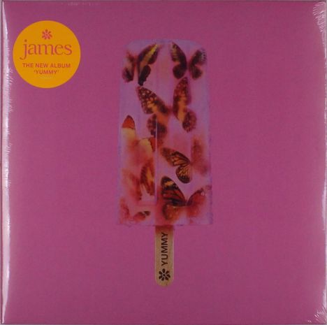 James (Rockband): Yummy (Limited Edition) (Orange Marbled Vinyl), LP