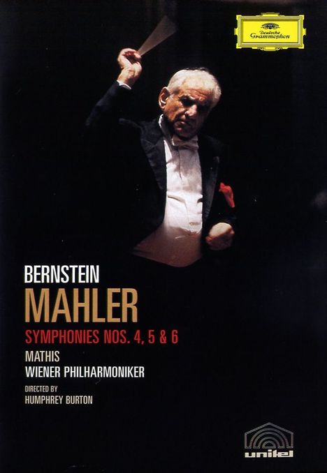 Gustav Mahler (1860-1911): Bernstein/Mahler DVD-Edition - Symphonien Nr.4-6, 2 DVDs