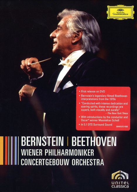 Leonard Bernstein dirigiert Beethoven, 7 DVDs
