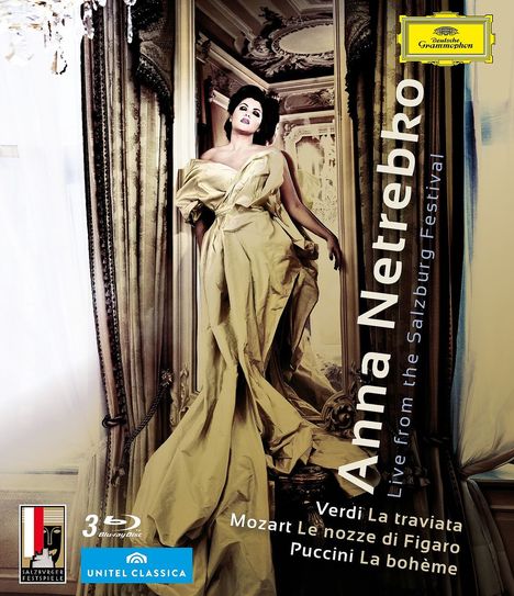 Anna Netrebko - Live from the Salzburg Festival, 3 Blu-ray Discs