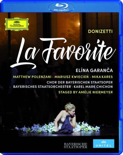 Gaetano Donizetti (1797-1848): La Favorita (in französischer Sprache), Blu-ray Disc