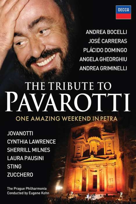 The Tribute to Pavarotti - One Amazing Weekend in Petra, 2 DVDs