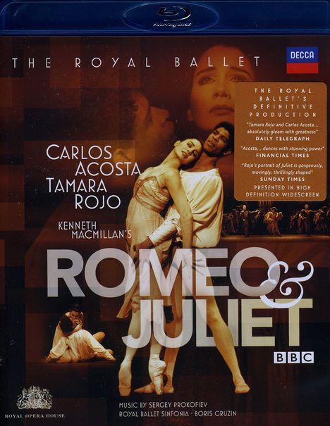 The Royal Ballett:Romeo &amp; Julia (Prokofieff), Blu-ray Disc