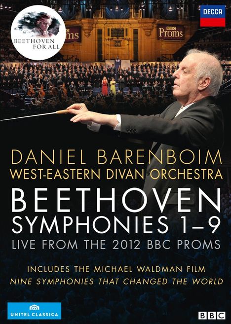 Ludwig van Beethoven (1770-1827): Symphonien Nr.1-9 (Beethoven für alle), 4 DVDs