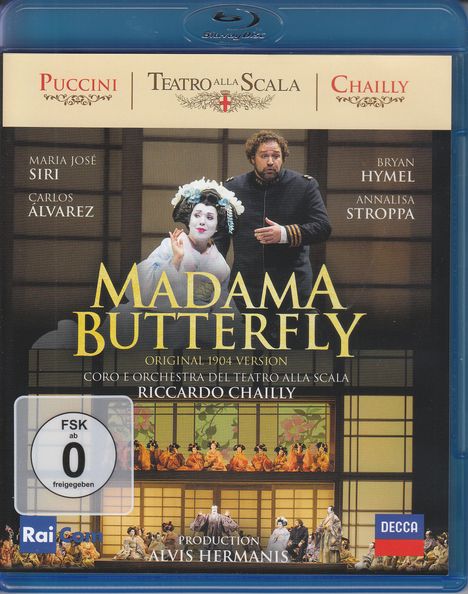 Giacomo Puccini (1858-1924): Madama Butterfly (Original-Version von 1904), Blu-ray Disc