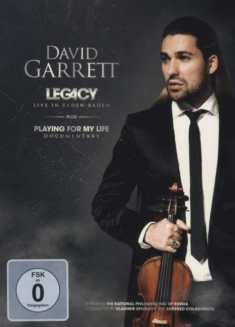 David Garrett - Legacy Live in Baden-Baden, DVD