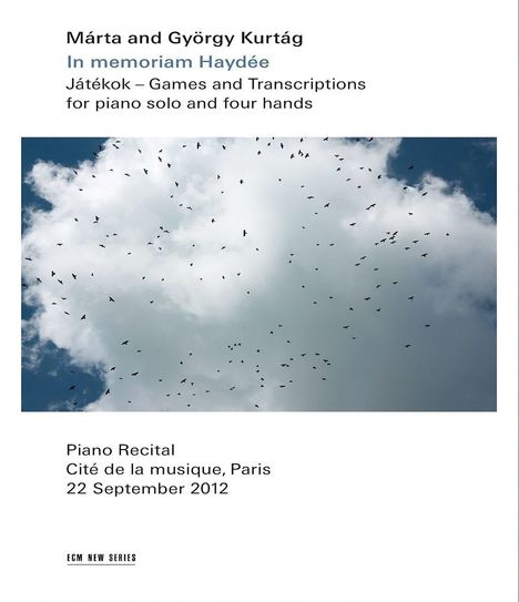 György & Marta Kurtag - In memoriam Haydee, Blu-ray Disc