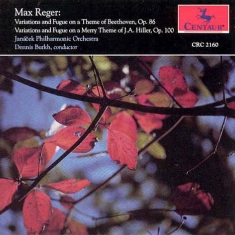 Max Reger (1873-1916): Beethoven-Variationen op.86, CD