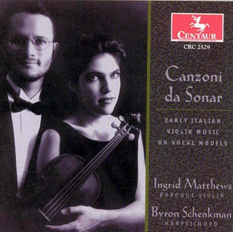 Ingrid Matthews - Canzoni Da Sonar, CD