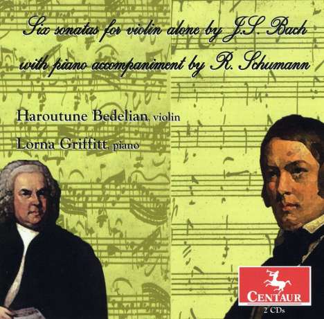 Johann Sebastian Bach (1685-1750): Sonaten &amp; Partiten für Violine  &amp; Klavier BWV 1001-1006, 2 CDs