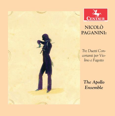 Niccolo Paganini (1782-1840): Duette Nr.1-3 für Violine & Fagott, CD