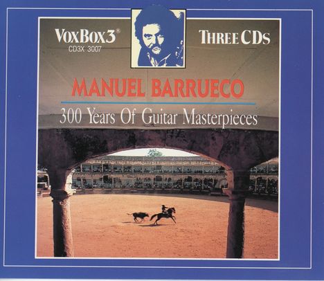 Manuel Barrueco - 300 Years of Guitar Masterpieces, 3 CDs