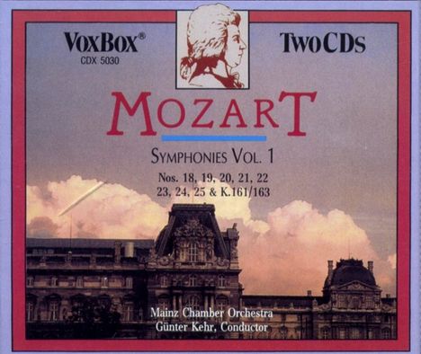 Wolfgang Amadeus Mozart (1756-1791): Symphonien Vol.1, 2 CDs