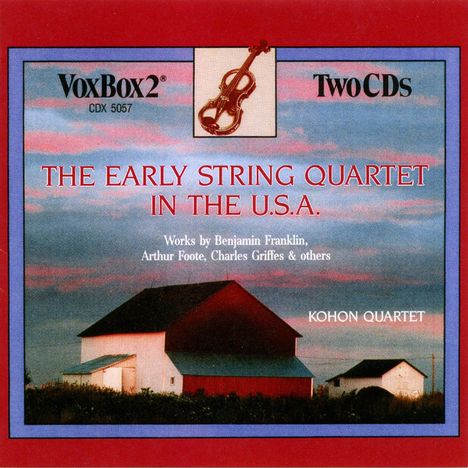 Kohon Quartet - The Early String Quartet in USA, 2 CDs