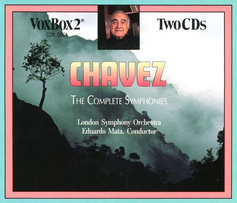 Carlos Chavez (1899-1978): Symphonien Nr.1-6, 2 CDs