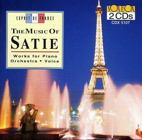 Erik Satie (1866-1925): Socrate für Stimmen &amp; Ensemble, 2 CDs