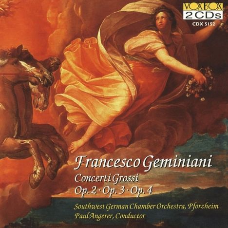 Francesco Geminiani (1687-1762): Concerti grossi opp.2,3,4, 2 CDs