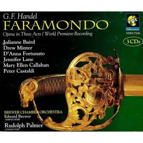 Georg Friedrich Händel (1685-1759): Faramondo, 3 CDs