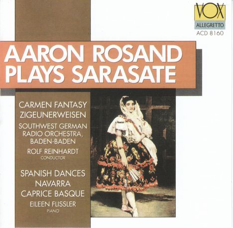 Pablo de Sarasate (1844-1908): Carmen-Fantasie für Violine &amp; Orchester op.25, CD