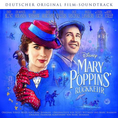 Filmmusik: Mary Poppins' Rückkehr, CD