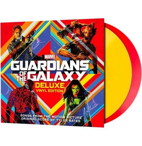 Guardians Of The Galaxy (O.S.T.) (Limited Deluxe Edition) (Red & Yellow Vinyl), 2 LPs